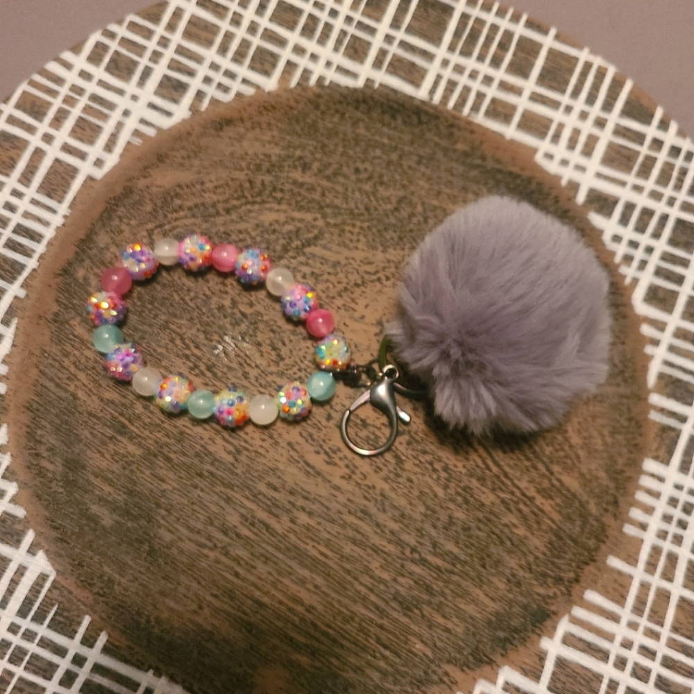 Handmade Wristlet Key chain
